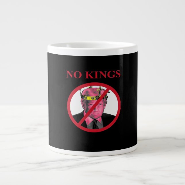 Grande Tasse Style graphique anti-créatif sans rois (Devant)