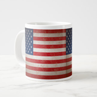 Grande Tasse Style Vintage Drapeau américain Conception patriot