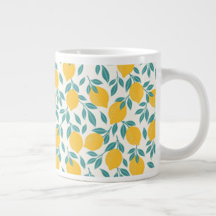 Grande Tasse Sucré Branches de citron Motif