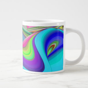 Grande Tasse Summerfeel, Rainbowart 3D Abstrait