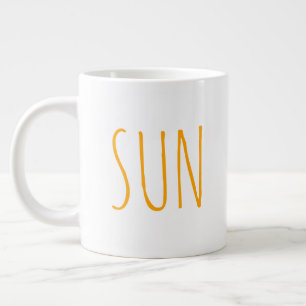 Grande Tasse "SUN" Simple Moderne Agritourisme
