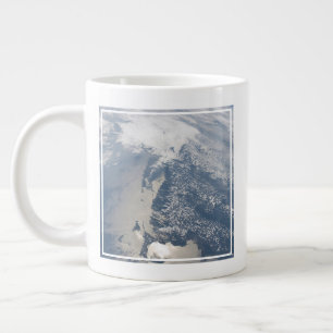 Grande Tasse Sunglint Sur La Côte Du Massachusetts.