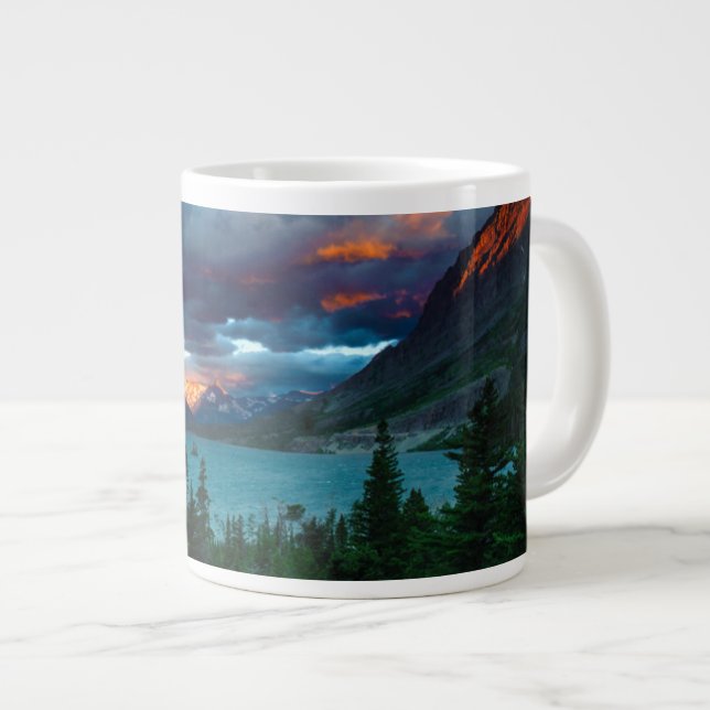 Grande Tasse SunRise au lac St. Mary (Devant droit)
