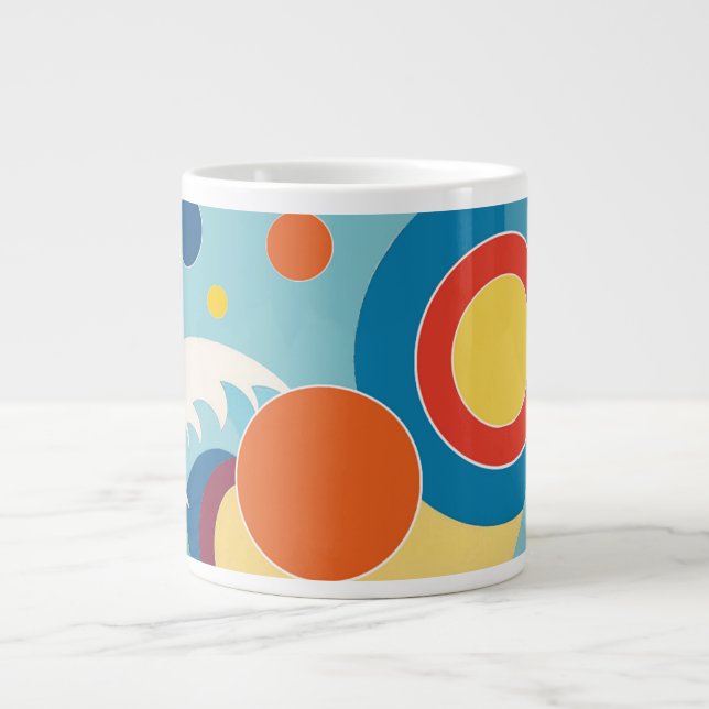 Grande Tasse Sunrise Ocean Wave (Devant)