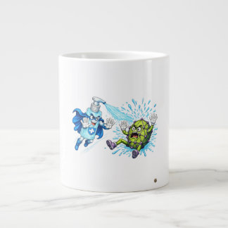Grande Tasse Super désinfectant contre monstre de germes