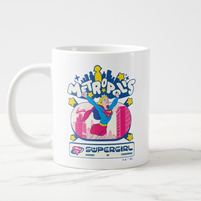 Grande Tasse Supergirl Super Pop Femme de demain (Gauche)
