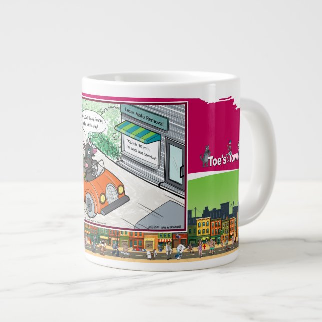 Grande Tasse Suppression de Grain de Beauté au Laser | Annivers (Devant droit)
