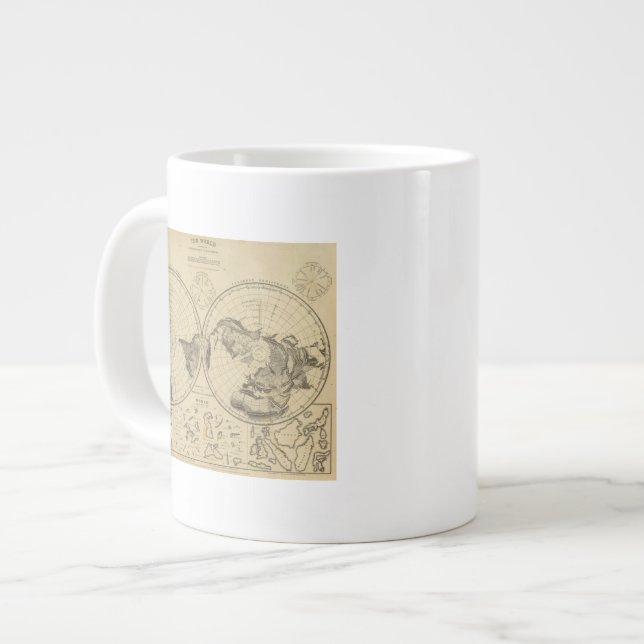 Grande Tasse Surface terrestre mondiale (Devant gauche)