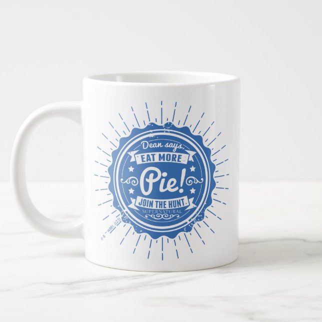 Grande Tasse Surnaturel "Dean Dit Mange Plus De Tarte !" (Gauche)