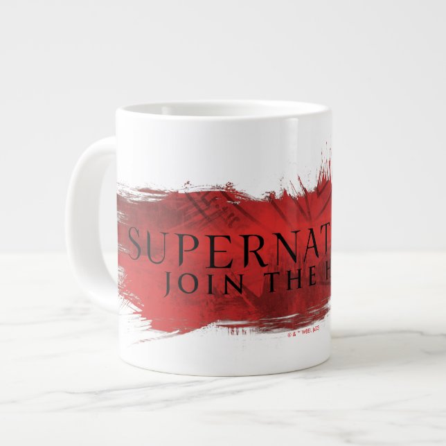 Grande Tasse Surnaturel "Join Hunt" Red Splash (Devant gauche)
