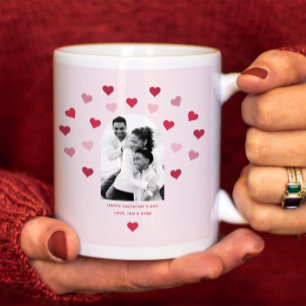 Grande Tasse Sweet Rose et Coeur Rouge Motif de la photo Valent