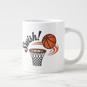 Grande Tasse Swish Slam Dunk : Style de basket-ball Vintage