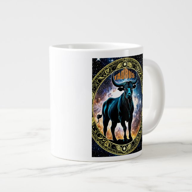 Grande Tasse Symbole astrologique de Taurus (Devant droit)