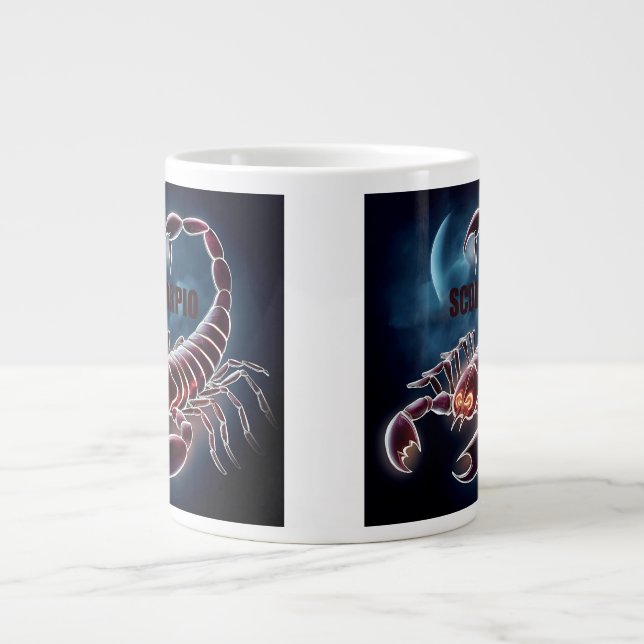 Grande Tasse Symbole astrologique Scorpio (Devant)