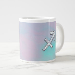 Grande Tasse Symbole Sagittaire Zodiaque Mère de style perle