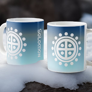 Grande Tasse Symbole Viking Sun Wheel - Personnalisé