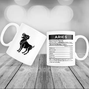 Grande Tasse Symbole Zodiaque Aries avec la valeur nutritive,