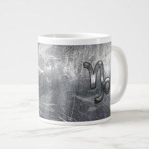 Grande Tasse SYMBOLE Zodiaque Capricorne Décor en acier désossé