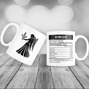 Grande Tasse Symbole Zodiaque Virgo avec la valeur nutritive,