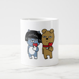 Grande Tasse T-shirt Couple - Frodo & Neo