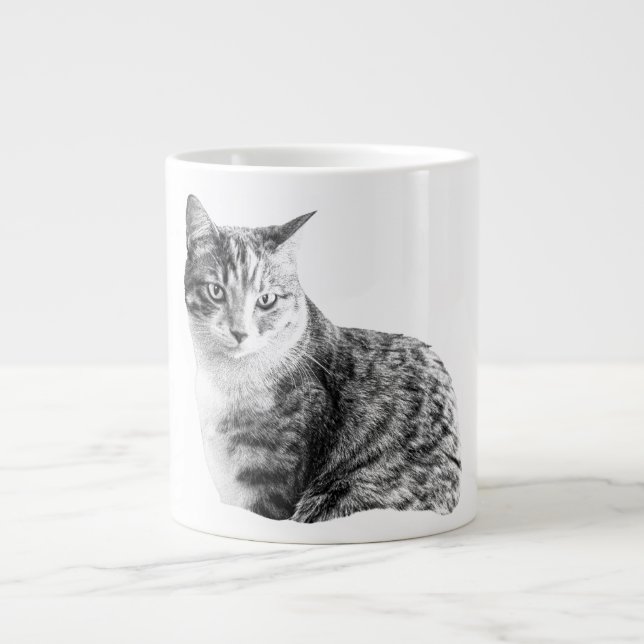 Grande Tasse Tabby de récolte (Devant)