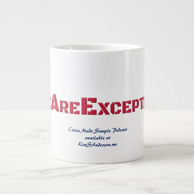 Grande Tasse Taille de jumbo de la boîte à café CMS (Devant)