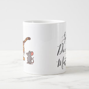 Grande Tasse Taille n'a pas d'importance - Drôle Tigre et conce