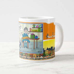 Grande Tasse Tape Worm Granny Humour Visuel Absurde