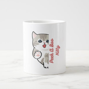 Grande Tasse "Tasse Chat Mignon Peek A Boo Kitty"