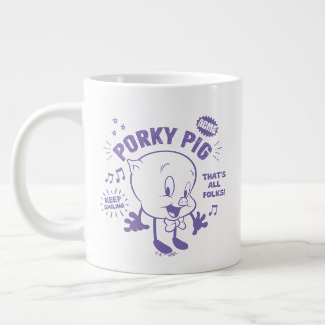 Grande Tasse Tasty Retro Porky Pig (Gauche)
