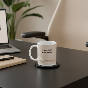 Grande Tasse Taupe Gold Inspirant