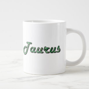 Grande Tasse Taurus en pierre émeraude