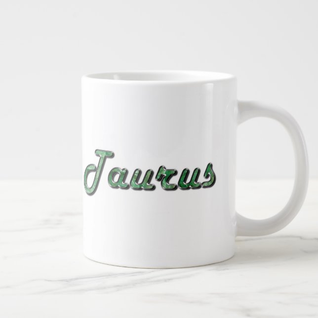 Grande Tasse Taurus en pierre émeraude (Droite)