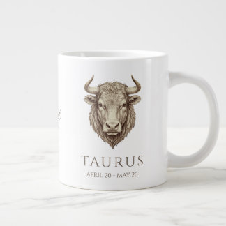 Grande Tasse Taurus Zodiac Personalized Name & Birth Date