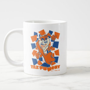 Grande Tasse TAZ™ Hungry Smashing Through Checker