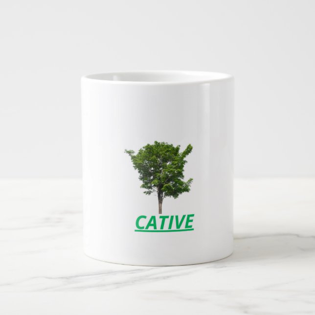 Grande Tasse Taza con arbol en via de extinción (Devant)