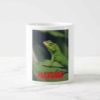 Grande Tasse Taza con la foto de una iguana
