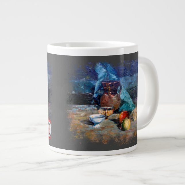 Grande Tasse Taza De Café Gigante Bodegón a espátula (Devant droit)