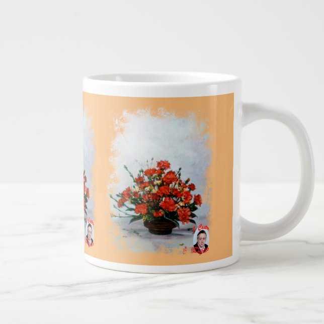 Grande Tasse Taza de Café Gigante Bodegón de flores (Droite)