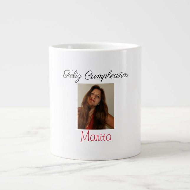 Grande Tasse Taza, Gigante personalizada  (Devant)