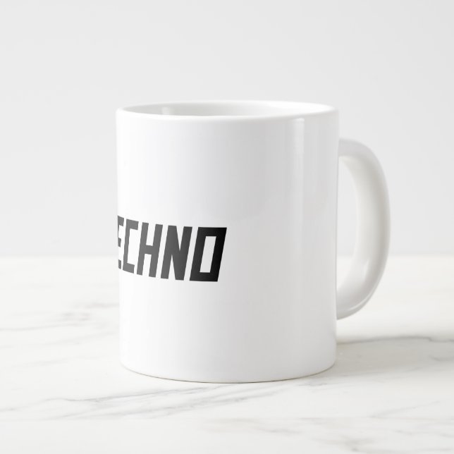 Grande Tasse TECHNO Music (Devant droit)