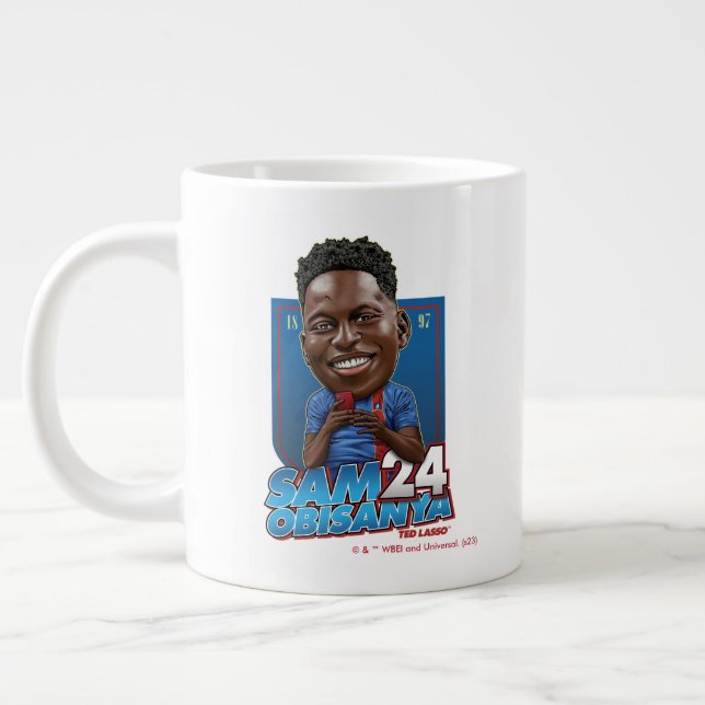 Grande Tasse Ted Lasso | Sam Obisanya Bobblehead (Gauche)