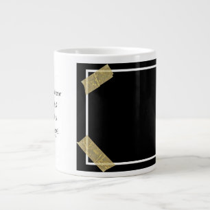 Grande Tasse Télécharger une photo avec un message personnel pe