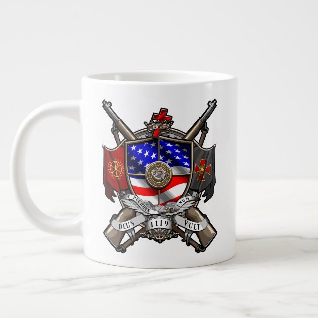 Grande Tasse Templars USA Jumbo 20oz (Gauche)