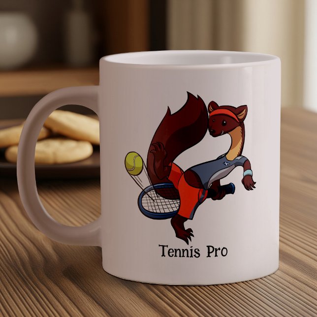 Grande Tasse Tennis Pro Tweener Trick Shot Pine Marten Carton (Créateur téléchargé)