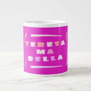 Grande Tasse Teresa Bella a fait de son mélange de couleurs de