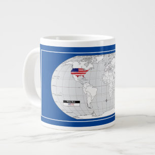 Grande Tasse Terre, Vous Êtes Ici
