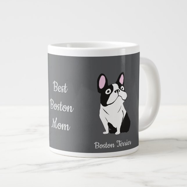 Grande Tasse terrier de Boston (Devant droit)