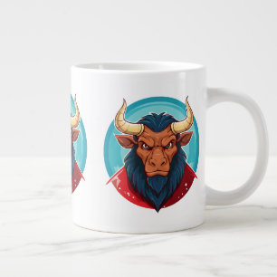 Grande Tasse Tête d'un minotaure de la mythologie grecque