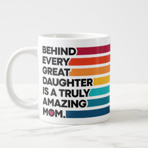Grande Tasse Texte d'expression de conception mignonne pour la